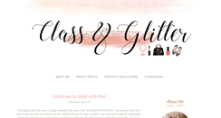 Desktop Screenshot of classandglitter.com